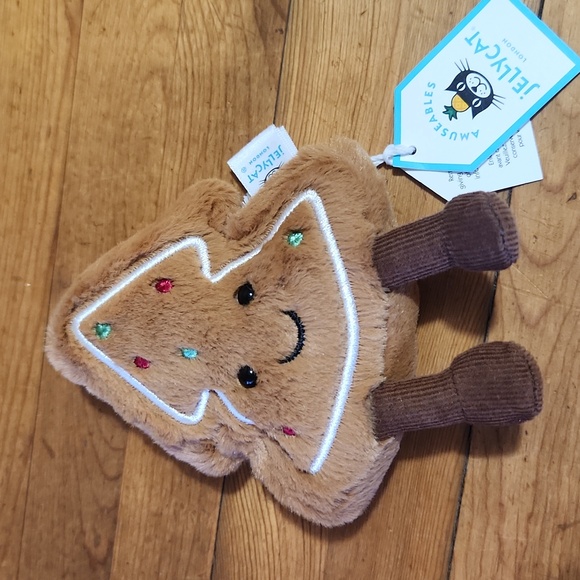 Jellycat Amuseable Tree Cookie 4.25x4x1" Soft and Plush NWT - Picture 2 of 5
